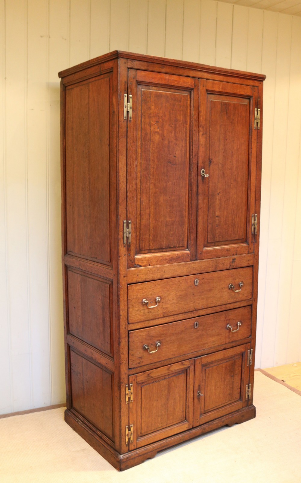 Georgian Oak Cabinet 