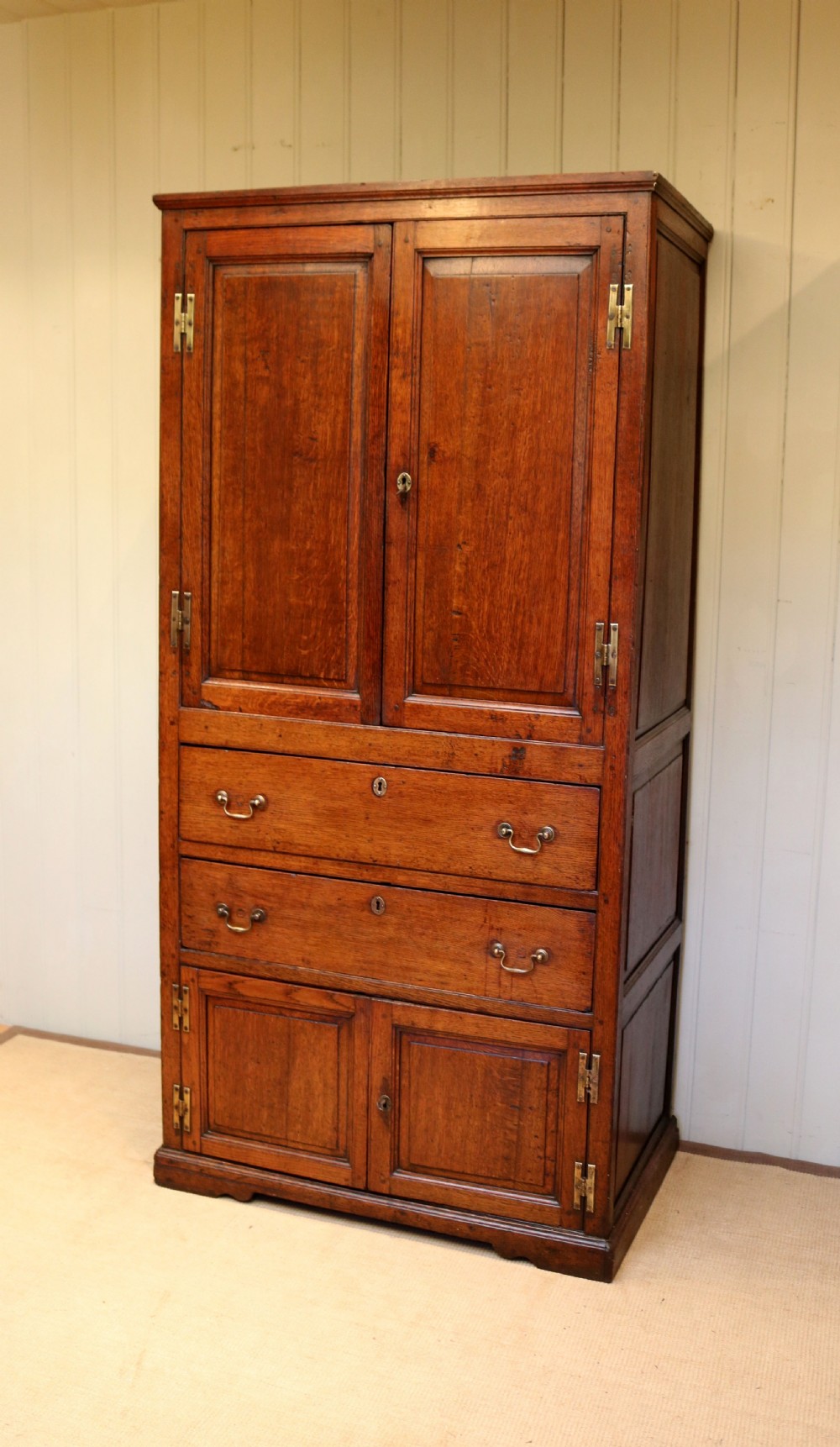 Georgian Oak Cabinet  View II