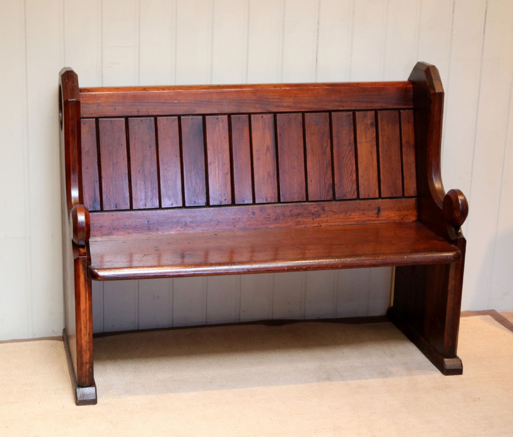 Pitch Pine Church Pew View II