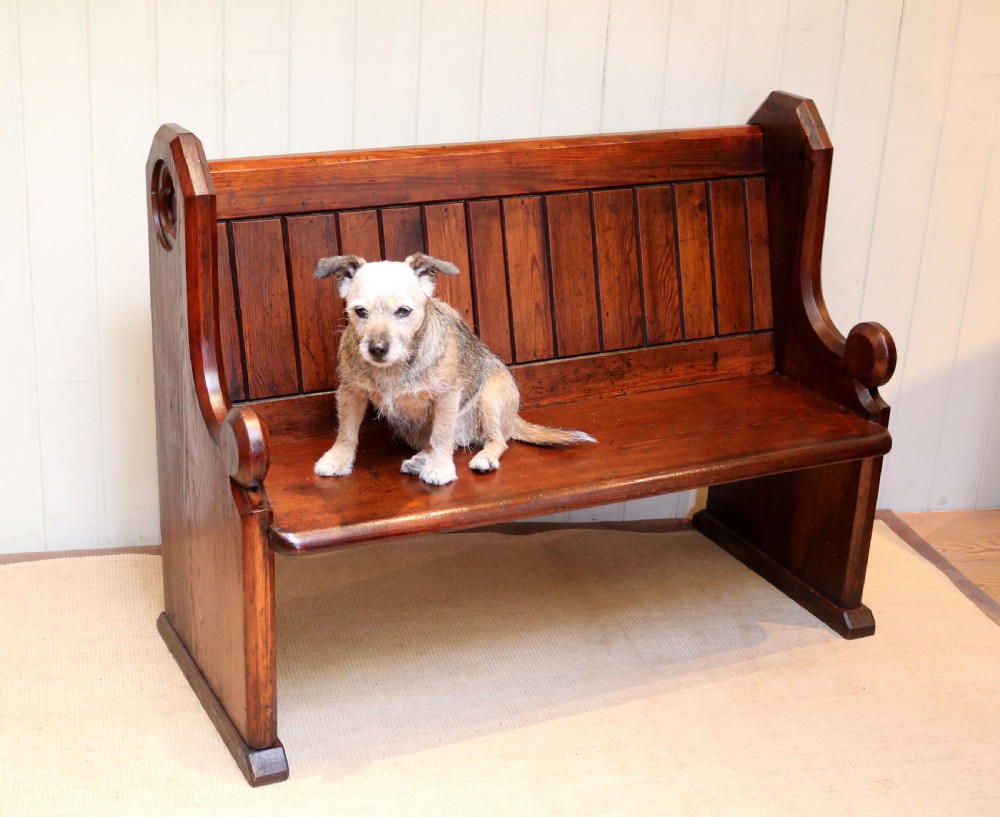 Pitch Pine Church Pew View III