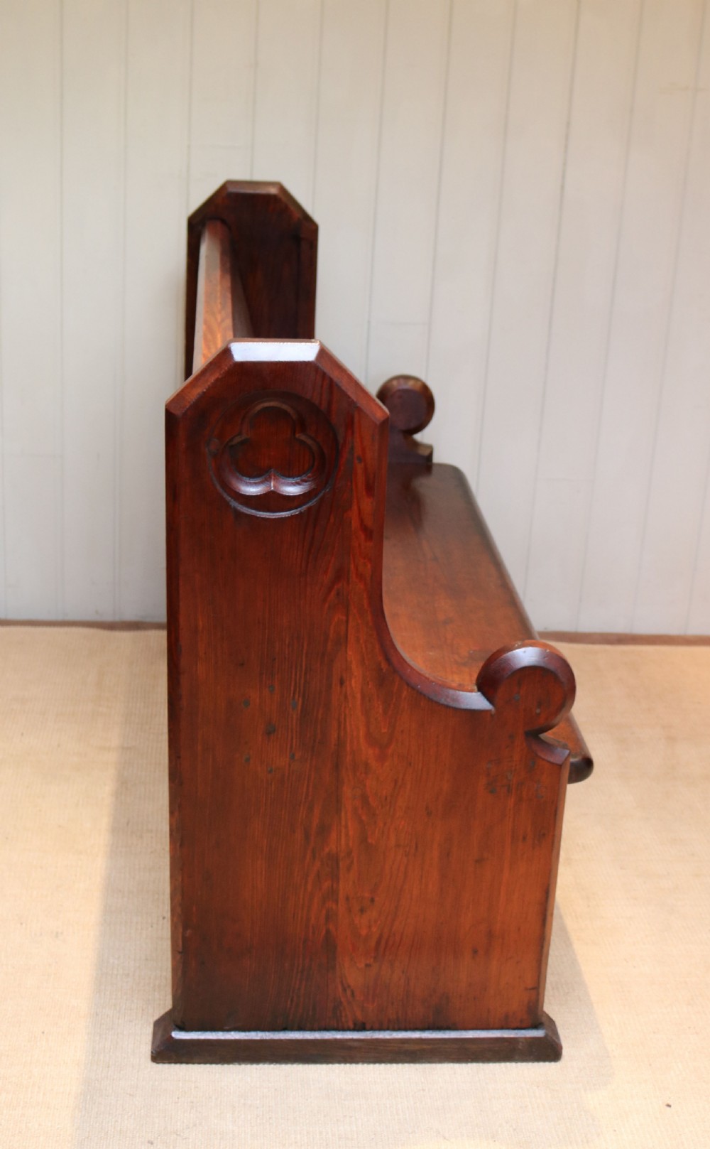Pitch Pine Church Pew View IV
