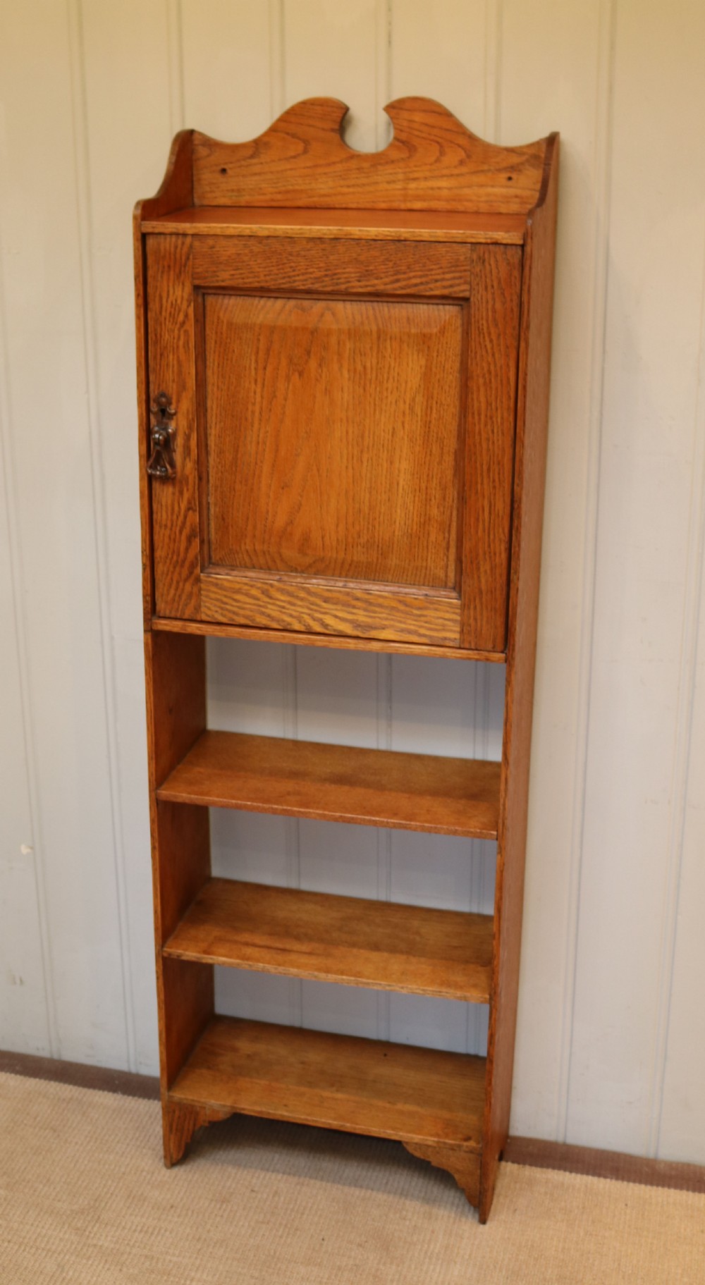 Light Oak Cabinet Bookcase View IV