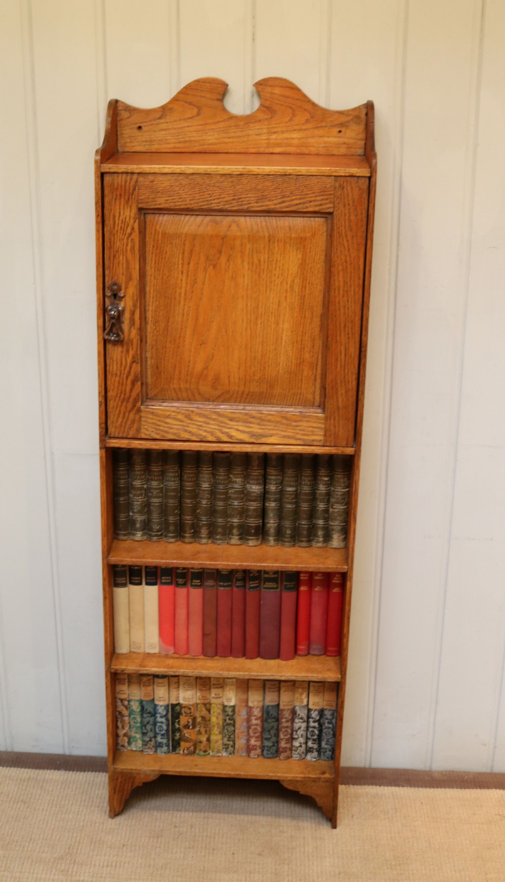 Light Oak Cabinet Bookcase View VII