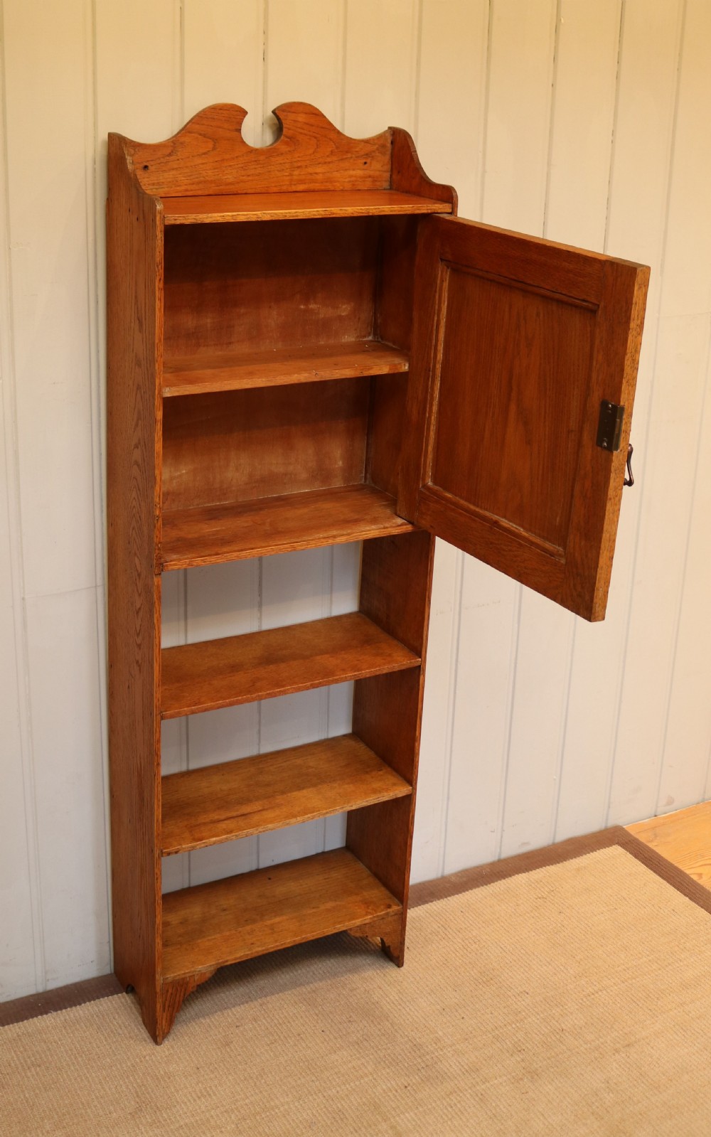 Light Oak Cabinet Bookcase View VIII
