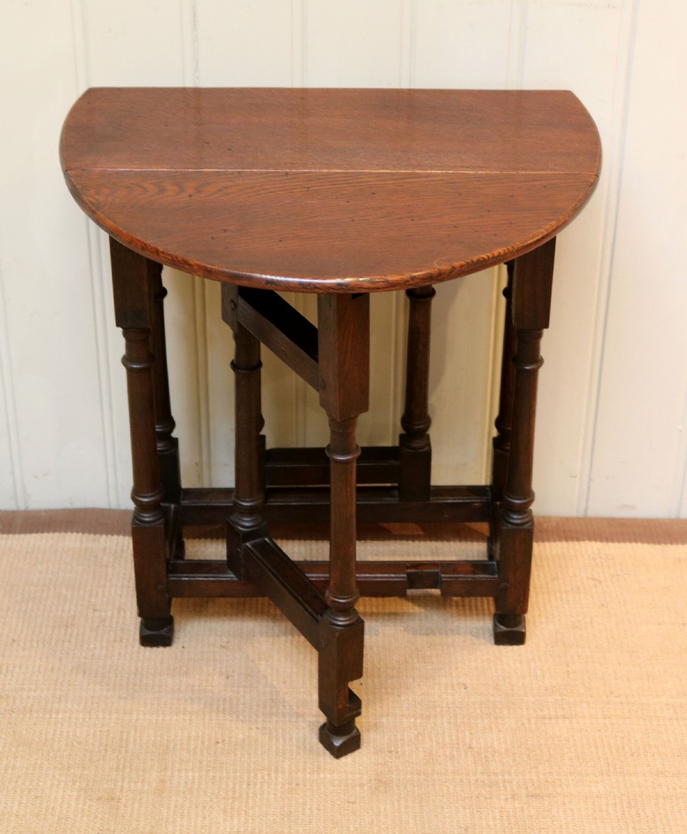 Small Oak Gateleg Table View II