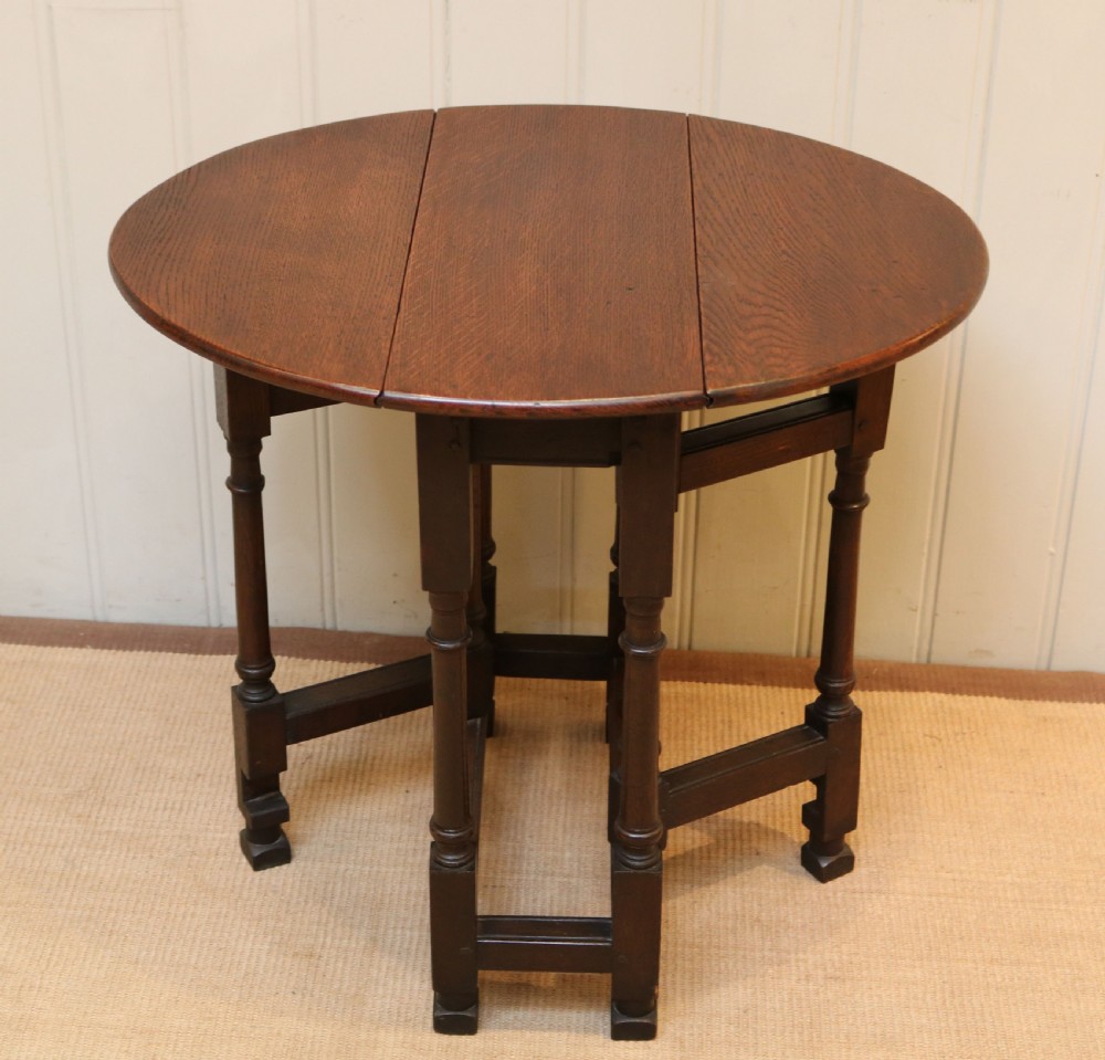 Small Oak Gateleg Table View III