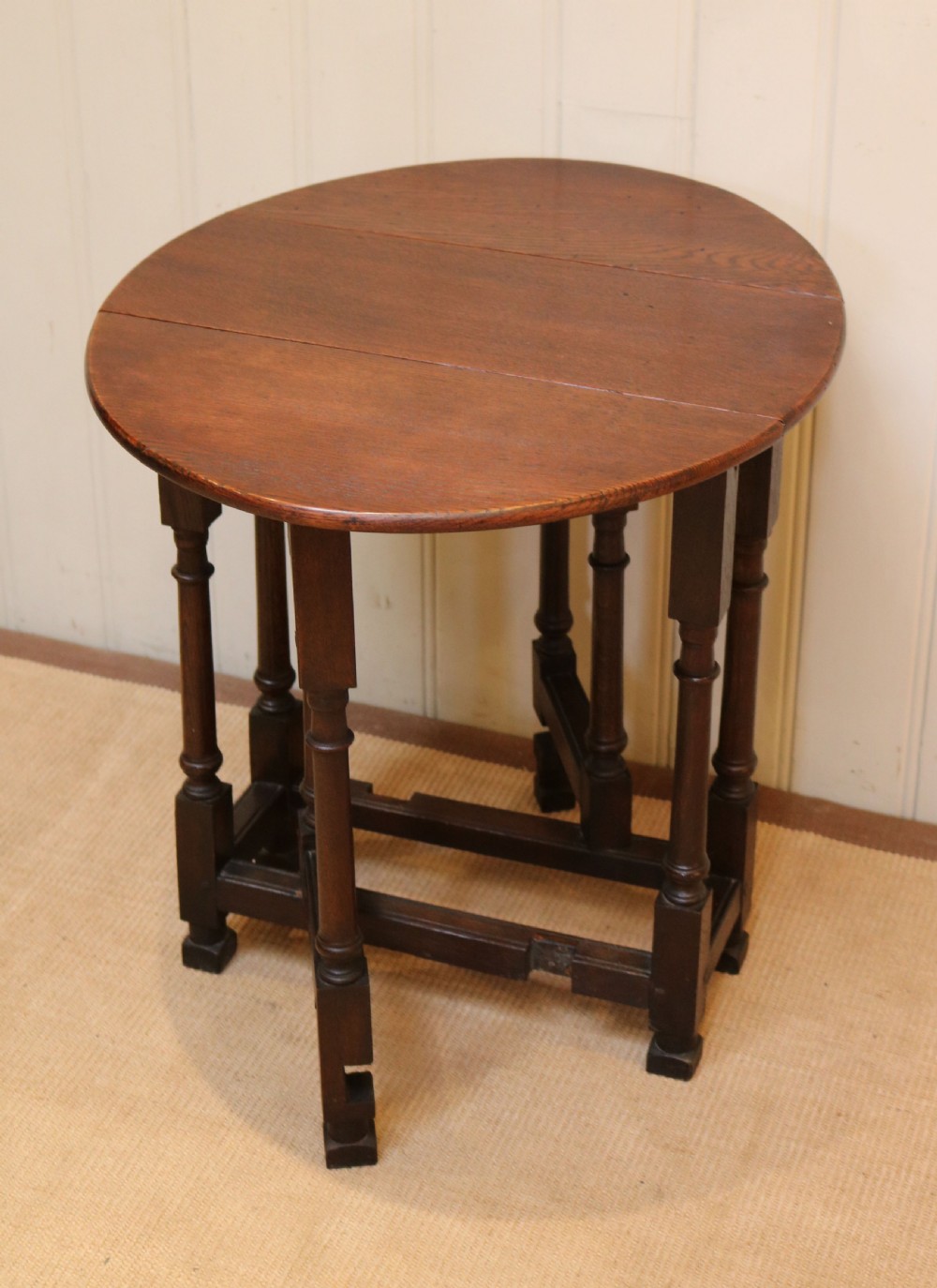 Small Oak Gateleg Table View VI