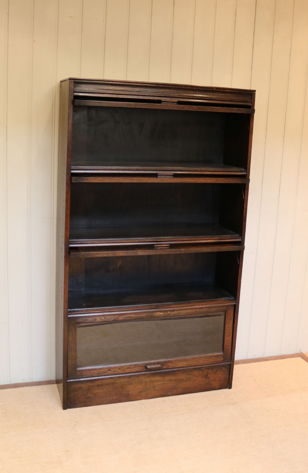 Dark Oak Sectional Bookcase  View IV