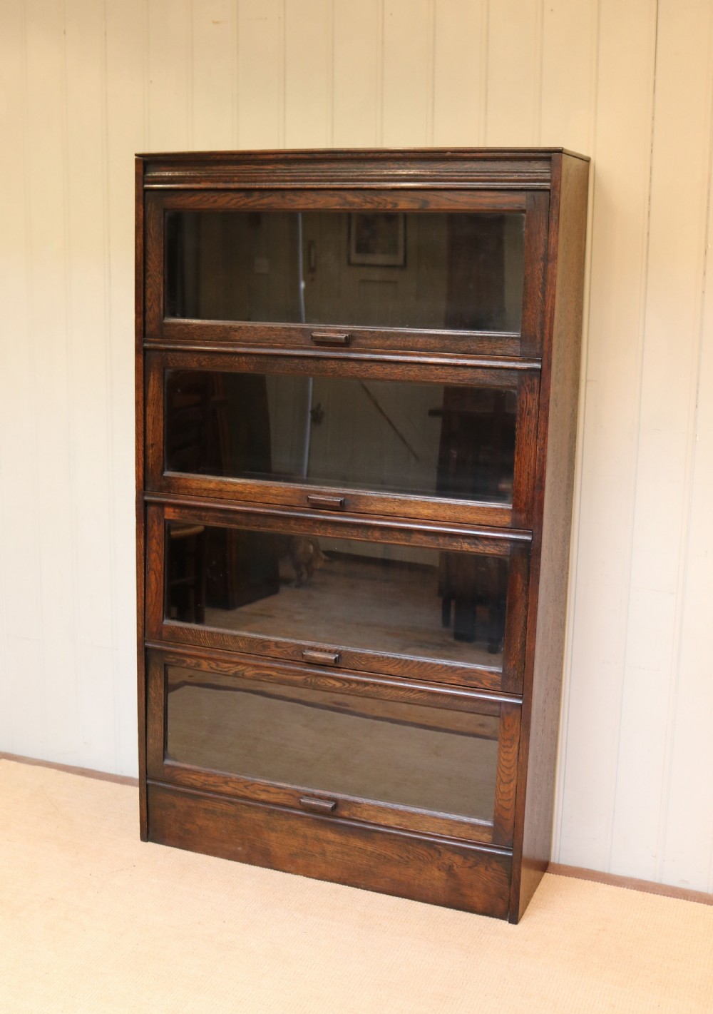 Dark Oak Sectional Bookcase  View VI