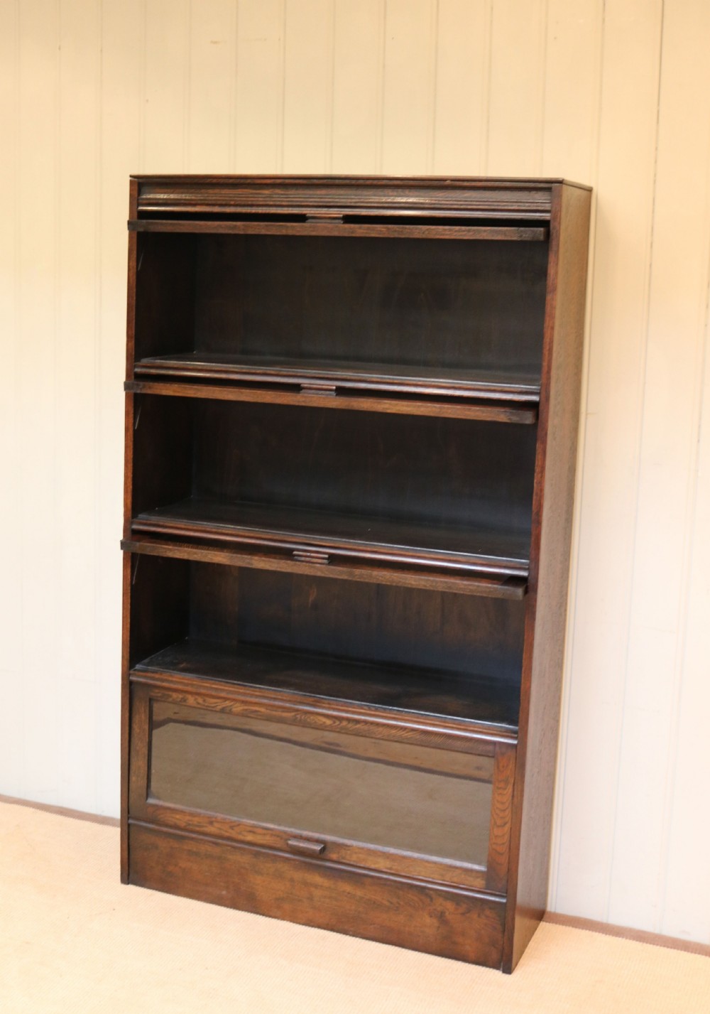 Dark Oak Sectional Bookcase  View VIII