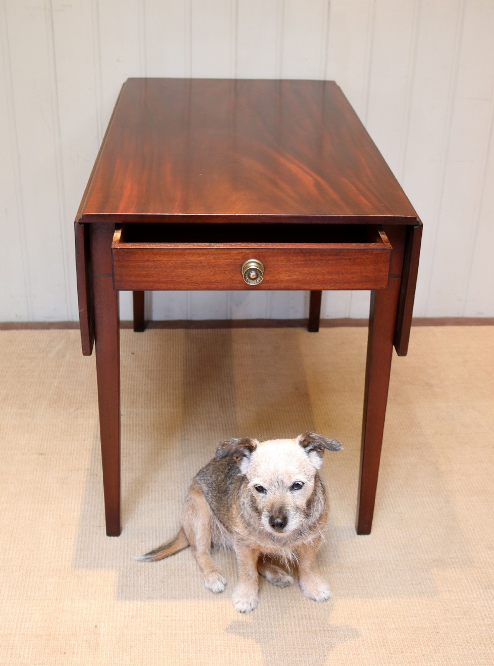 Early 19th Century Mahogany Drop Leaf Pembroke Table View IV