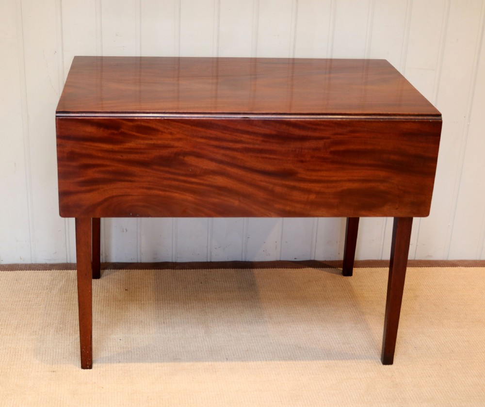 Early 19th Century Mahogany Drop Leaf Pembroke Table View VI