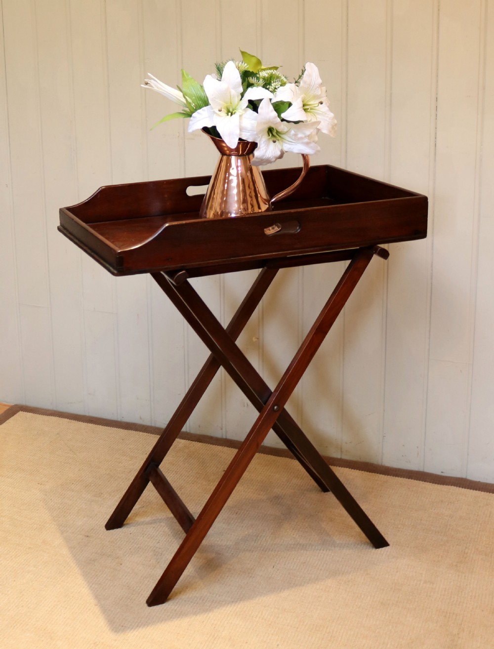 Late 19th Century Mahogany Butlers Tray View III
