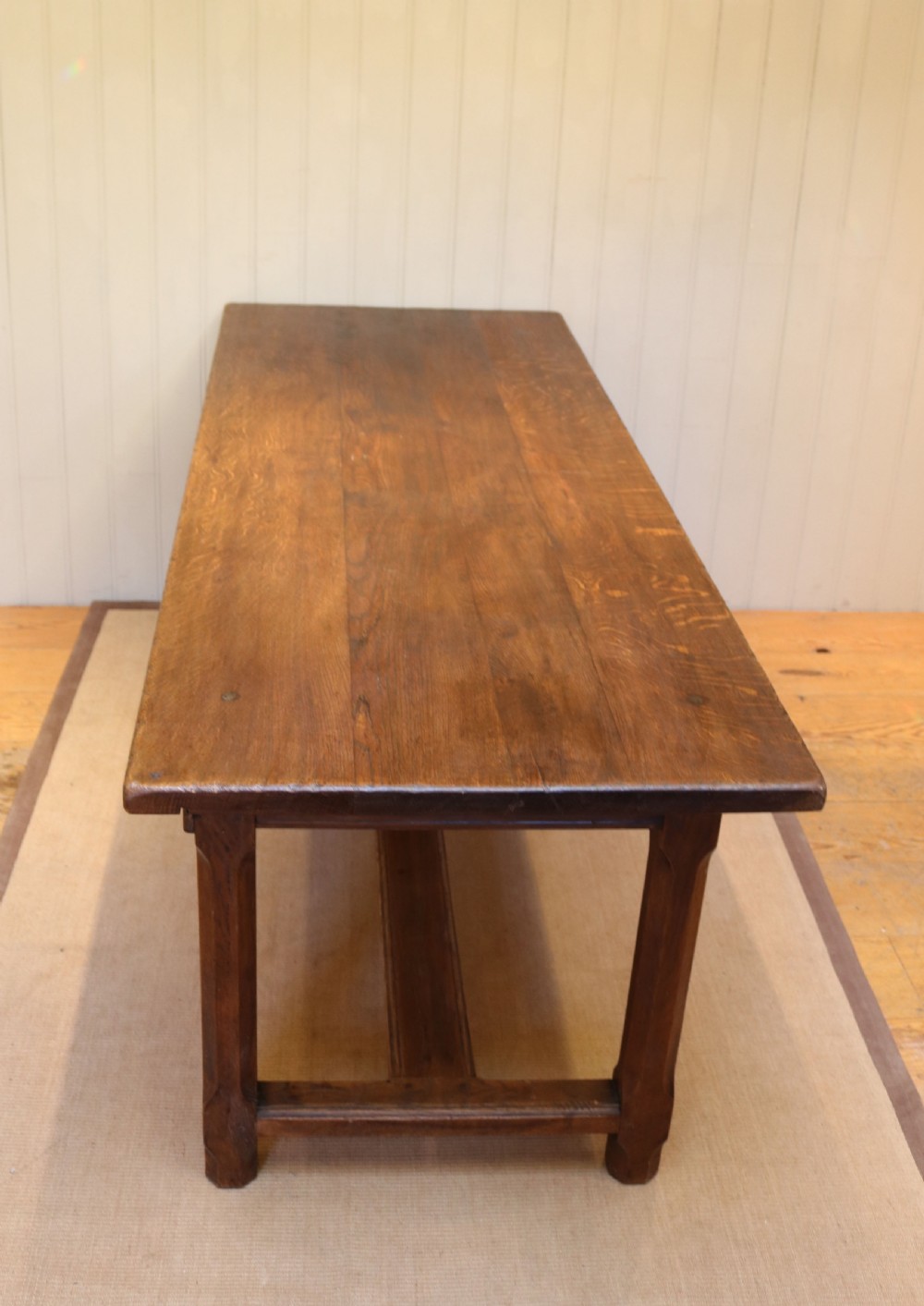 Large French Oak Monastic Table  View VI