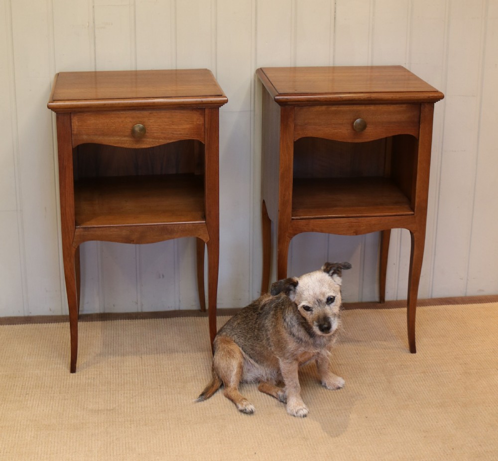 Pair Of Walnut Bedside Cabinets View IV