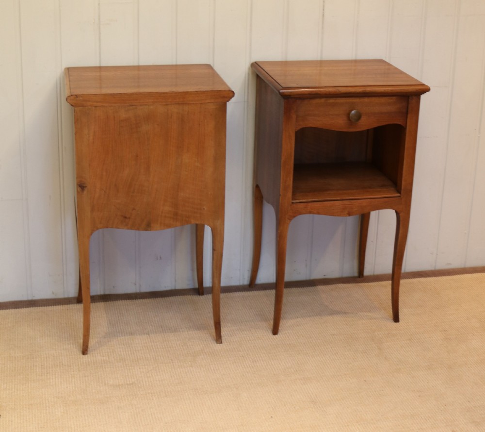Pair Of Walnut Bedside Cabinets View VIII
