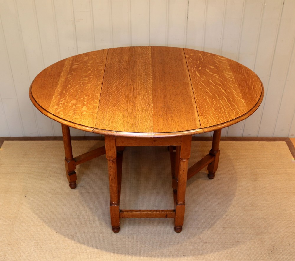 Light Oak Gateleg Table  View II