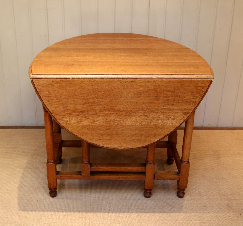 Light Oak Gateleg Table  View V