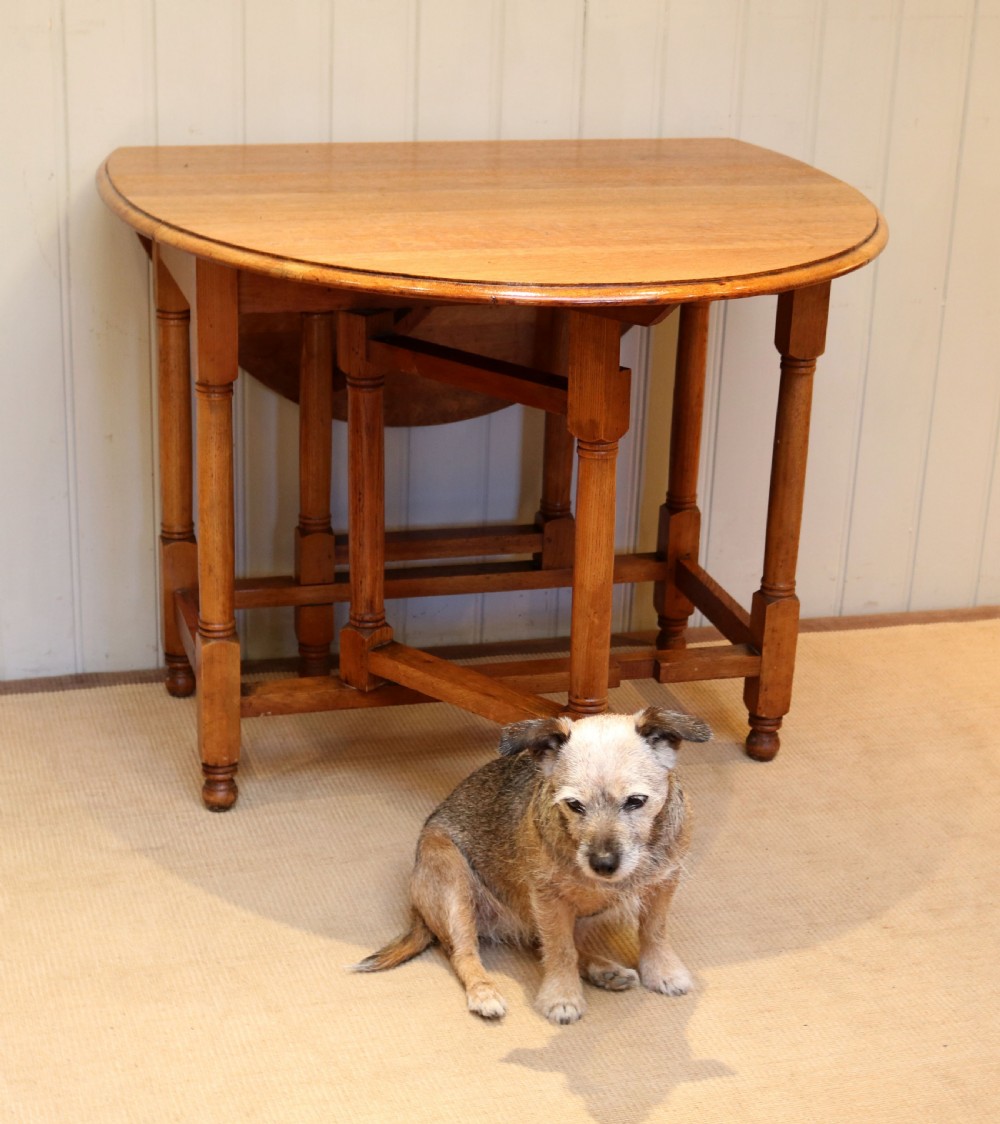 Light Oak Gateleg Table  View VI