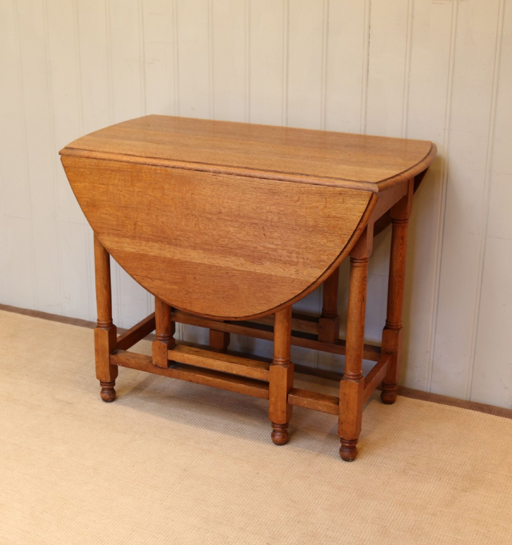 Light Oak Gateleg Table  View VIII