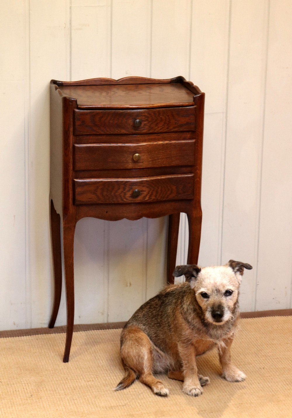 Single Oak Bedside Cabinet View IV