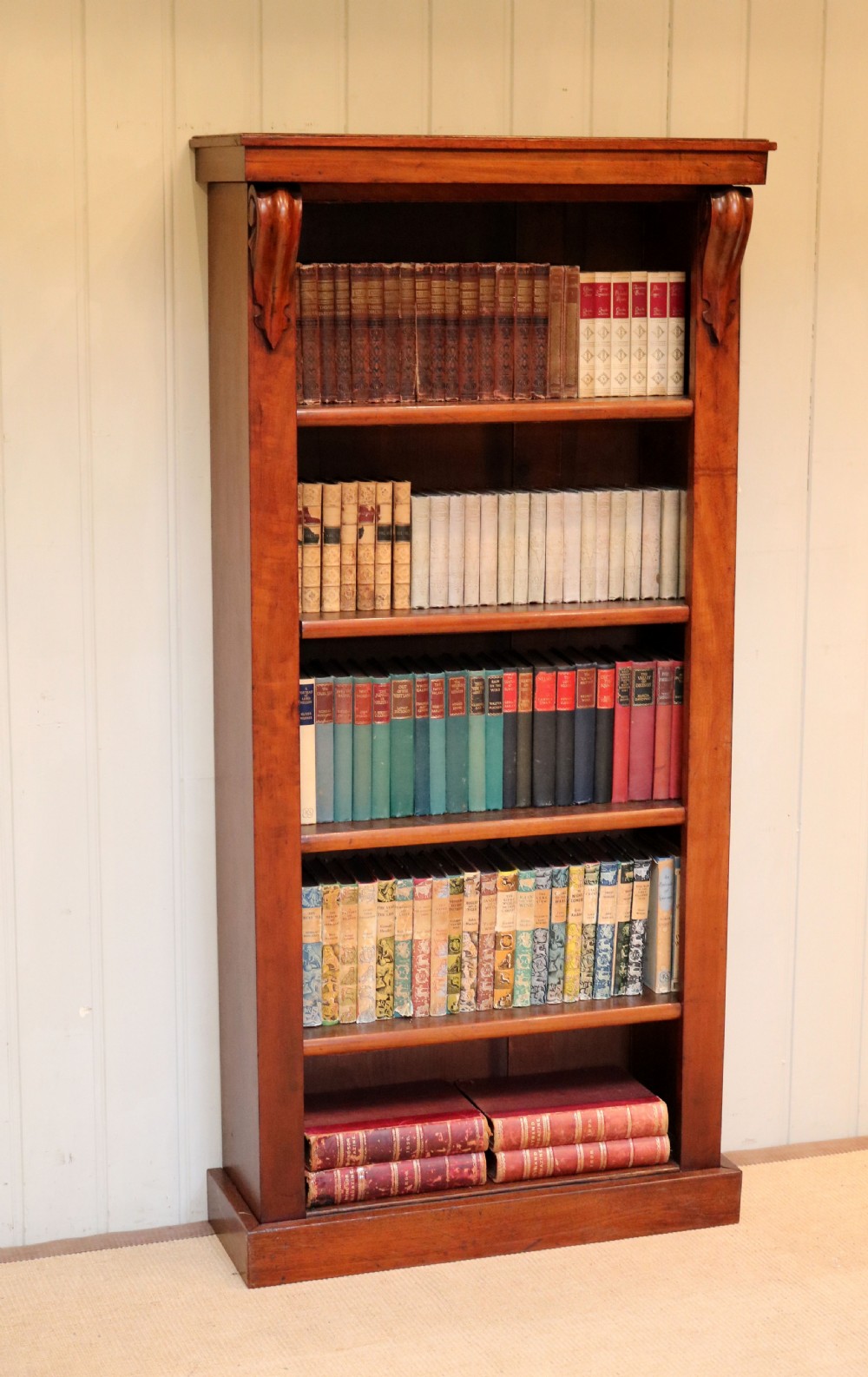 Walnut Open Bookcase