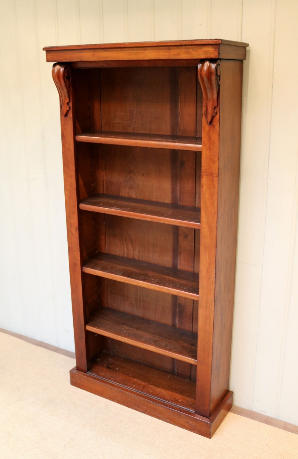 Walnut Open Bookcase View II