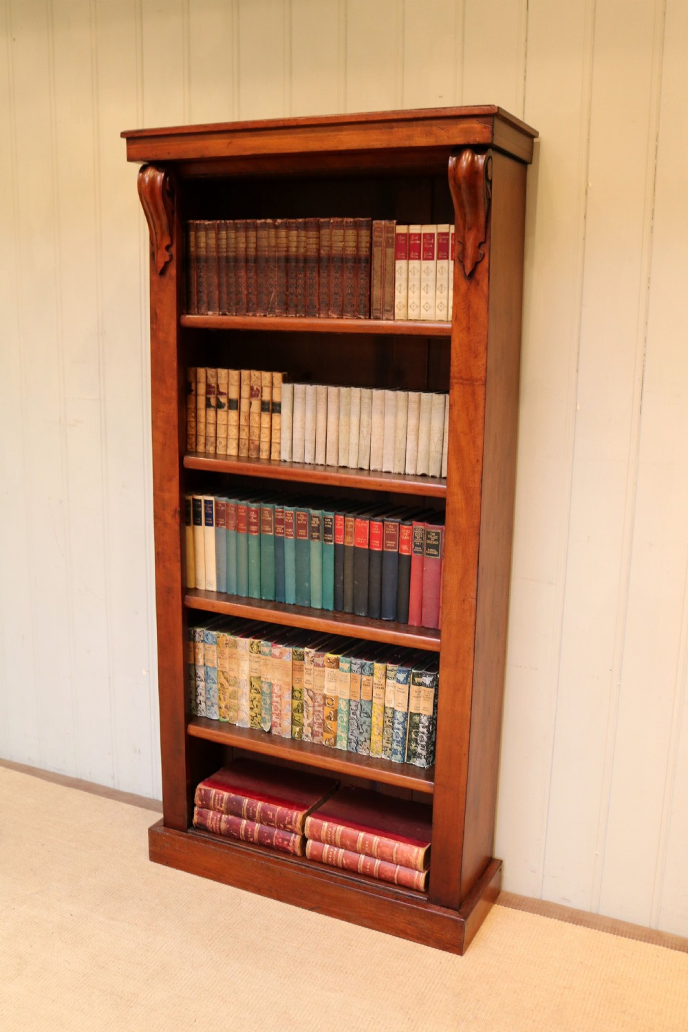 Walnut Open Bookcase View III