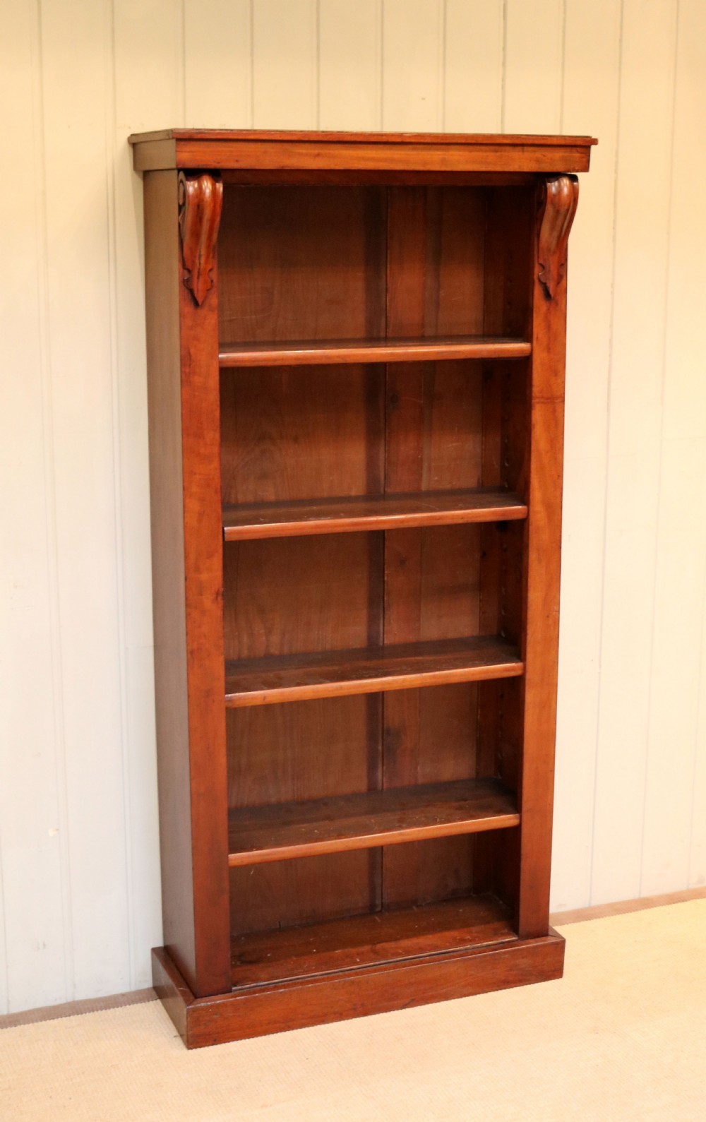 Walnut Open Bookcase View IV