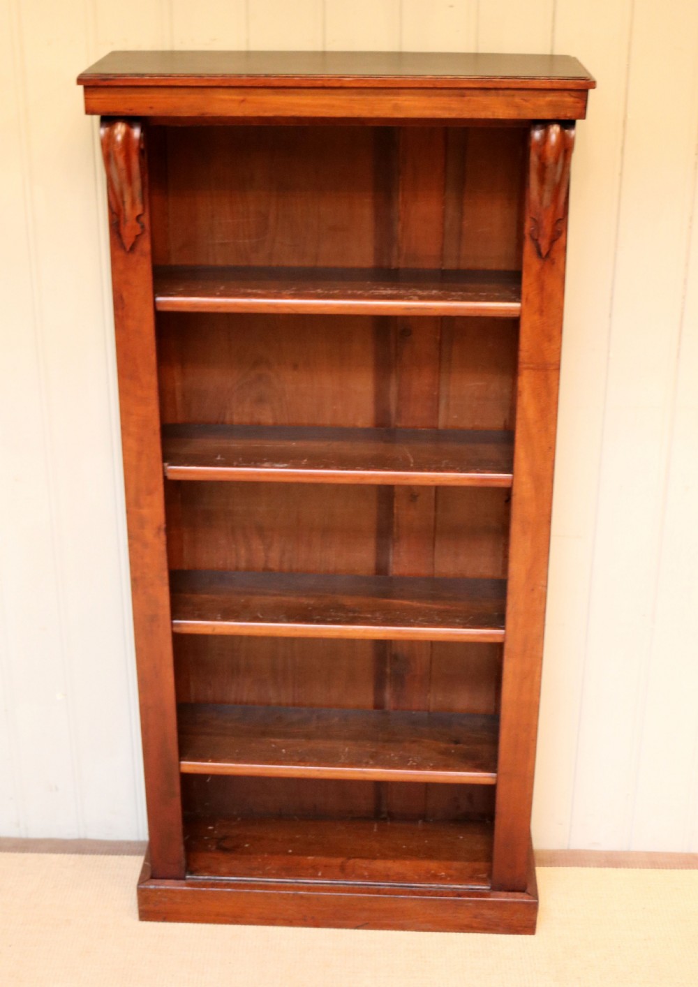Walnut Open Bookcase View VI