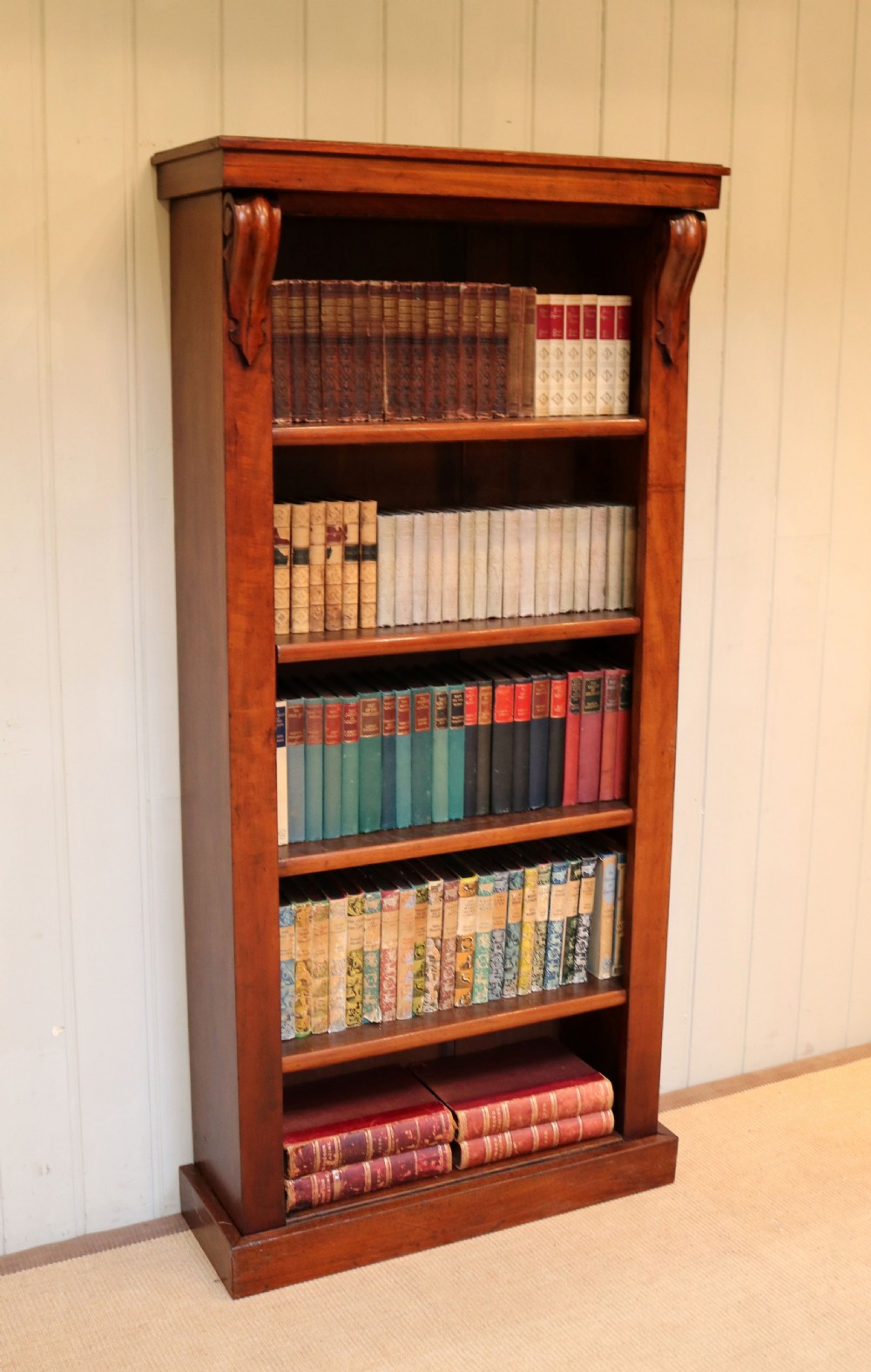 Walnut Open Bookcase View VII