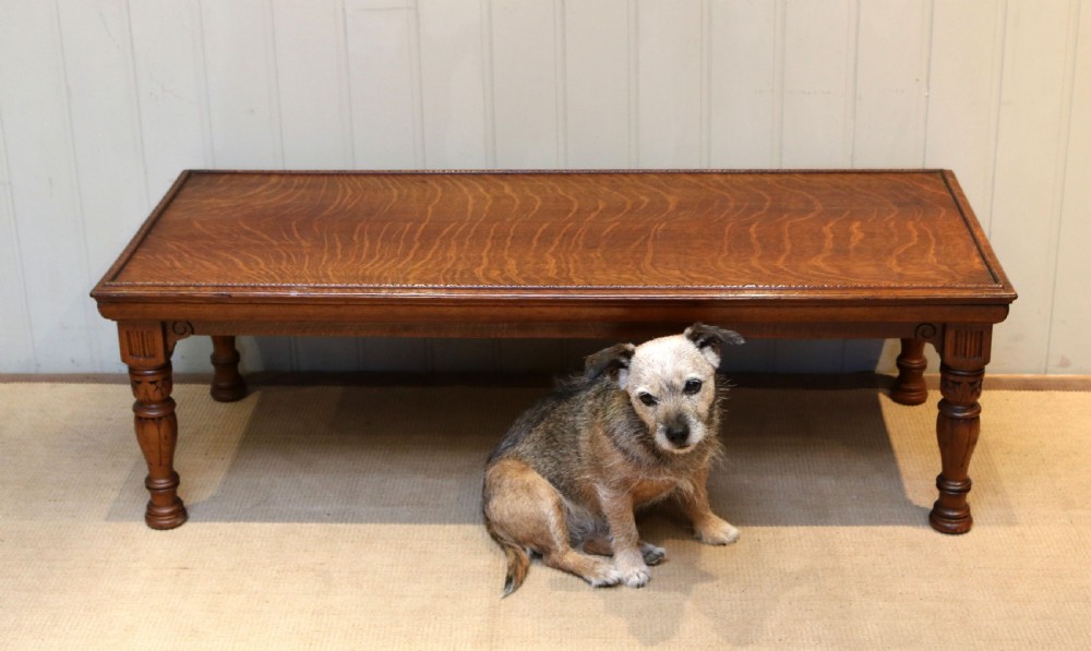 Low Oak Table View III