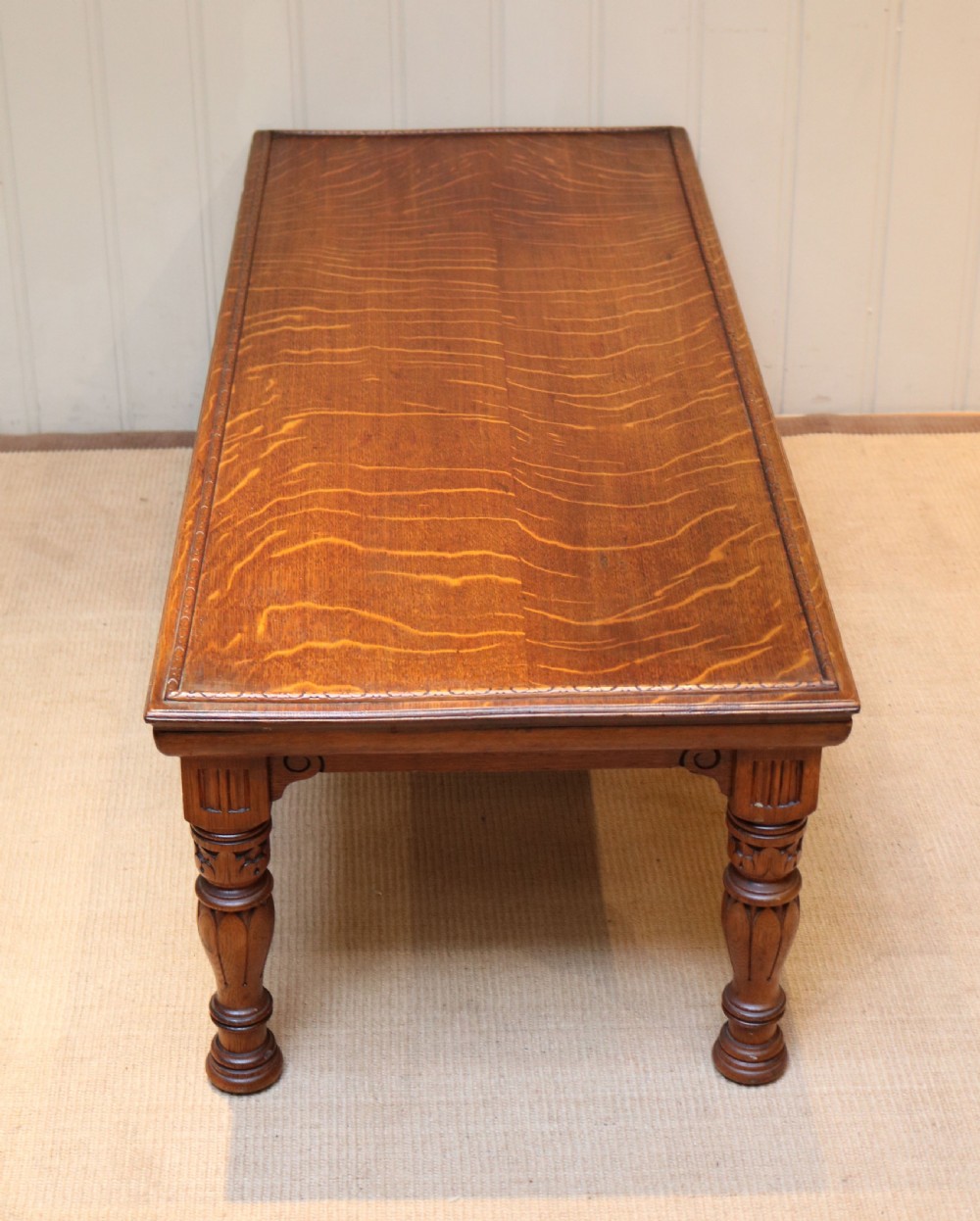 Low Oak Table View IV