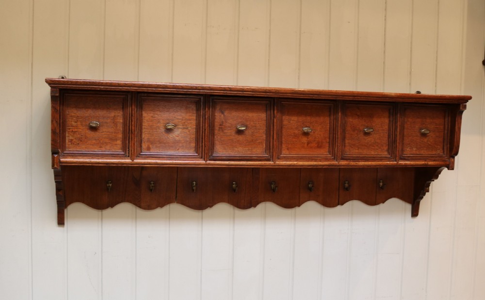 French Solid Oak Wall Shelves  View VIII