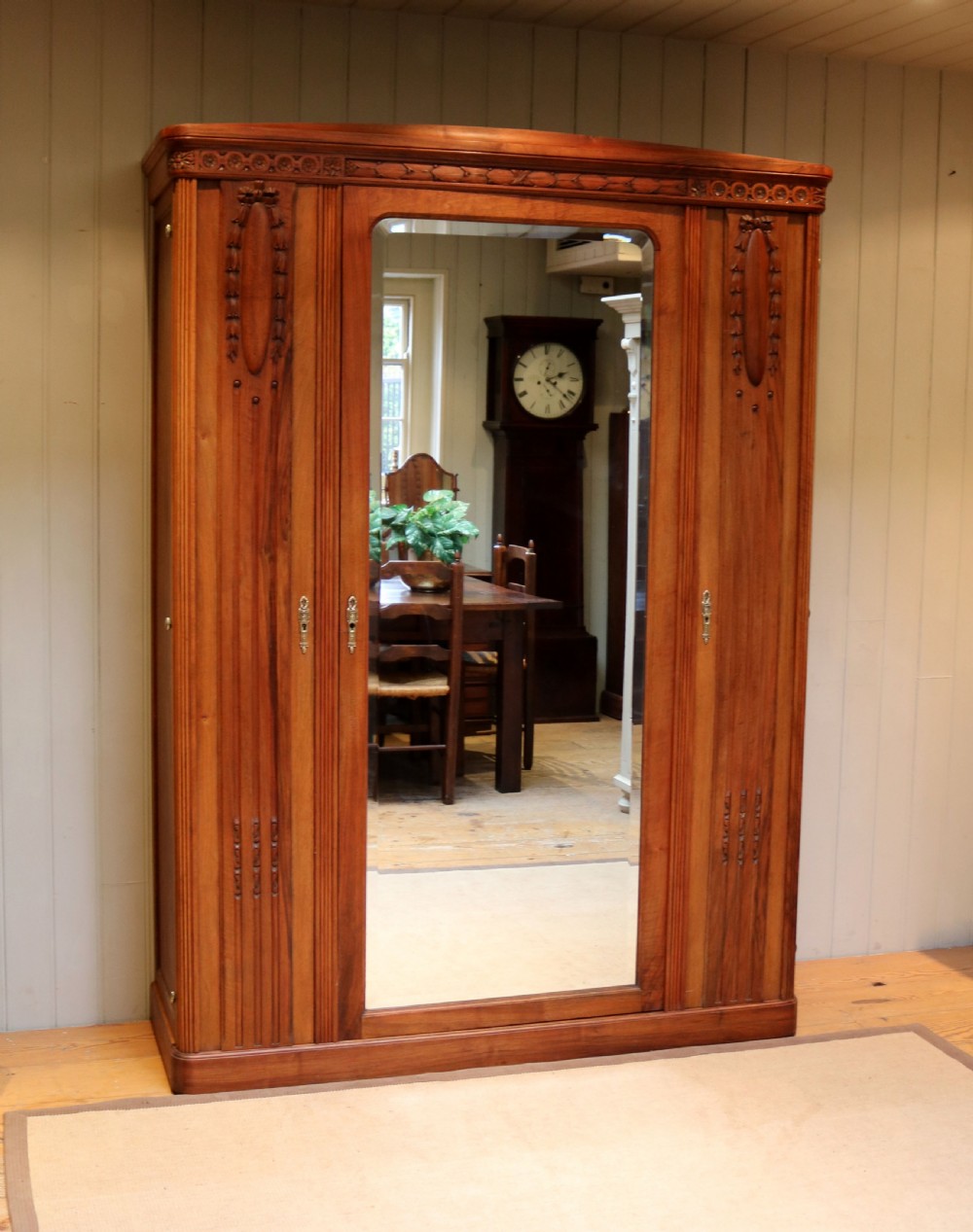 French Walnut Wardrobe View II