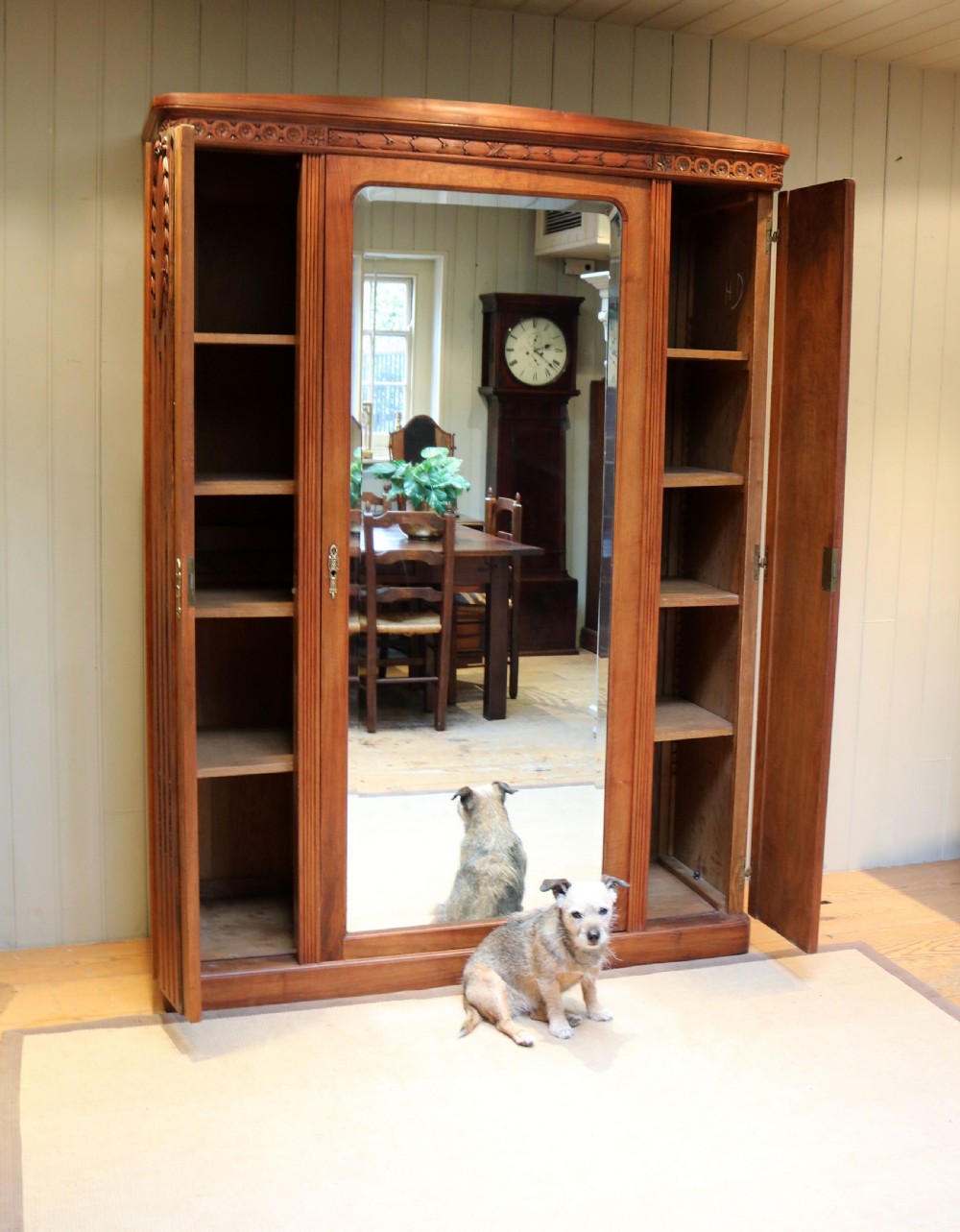 French Walnut Wardrobe View IV