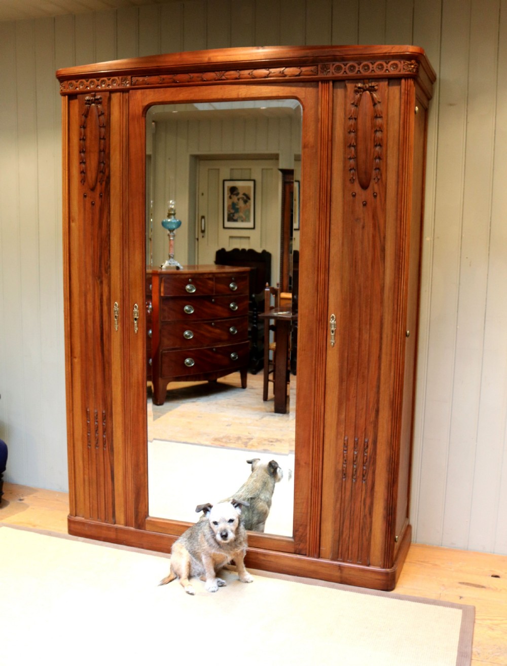 French Walnut Wardrobe View VII