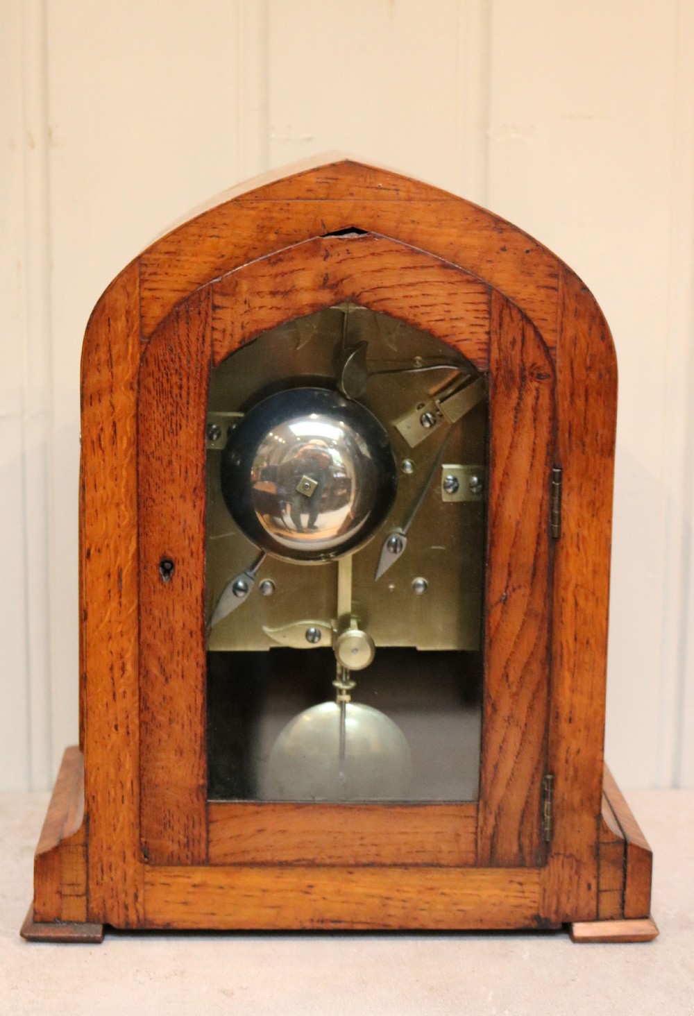 Burr Oak Bracket Clock (England, c. 1840) View VII