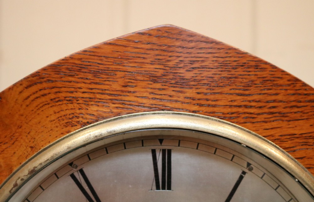 Burr Oak Bracket Clock (England, c. 1840) View XI