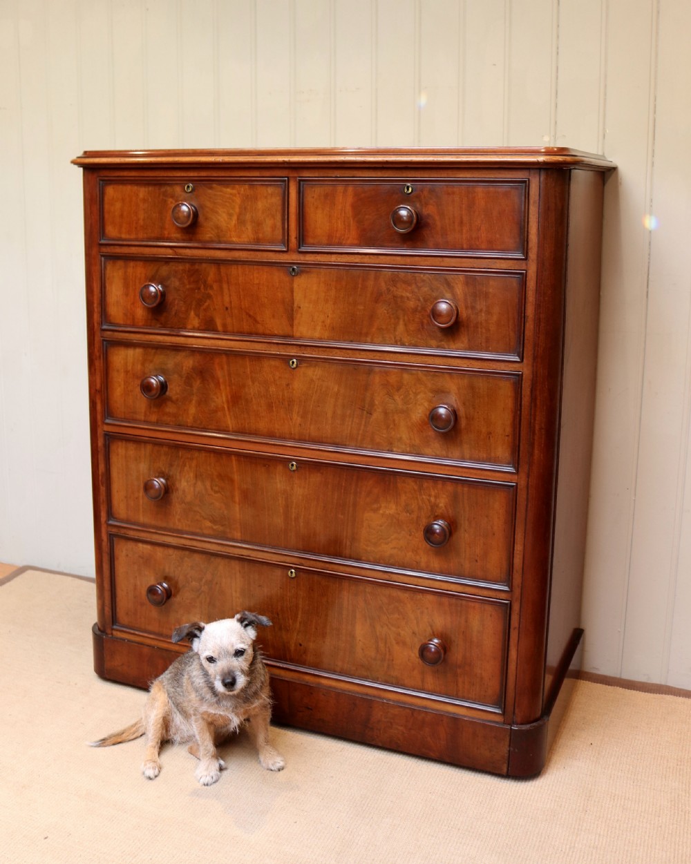 Substantial Scottish Mahogany Dressing Chest  View V