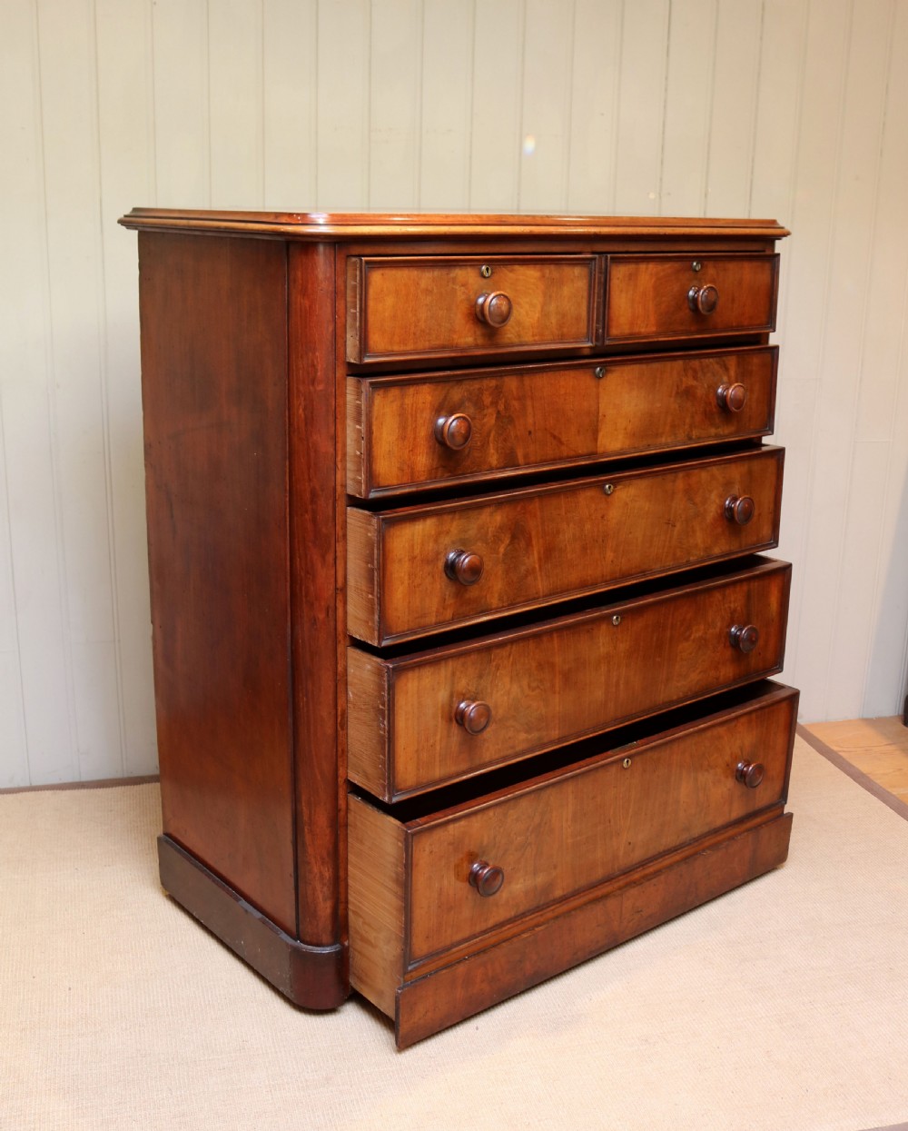 Substantial Scottish Mahogany Dressing Chest  View VI