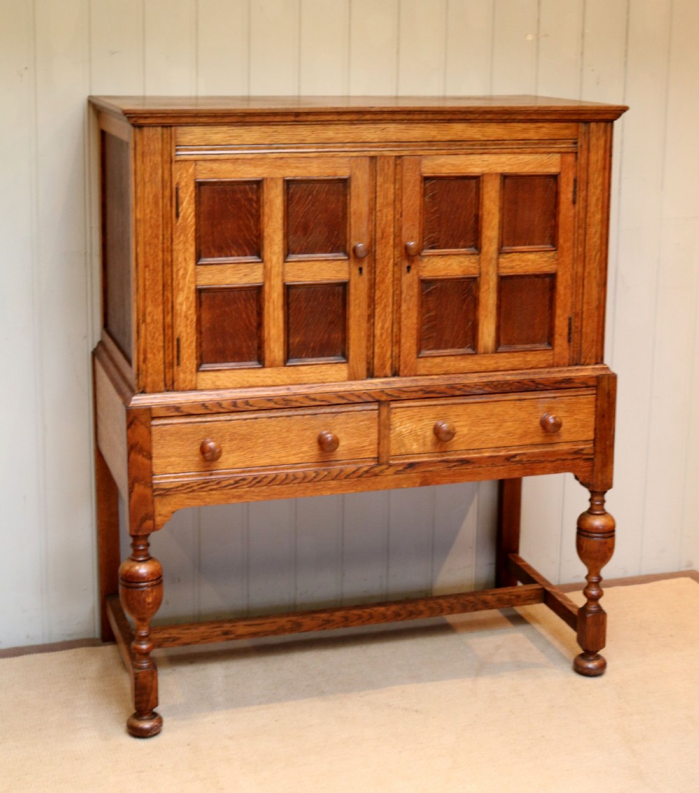 Oak Side Cabinet  View II