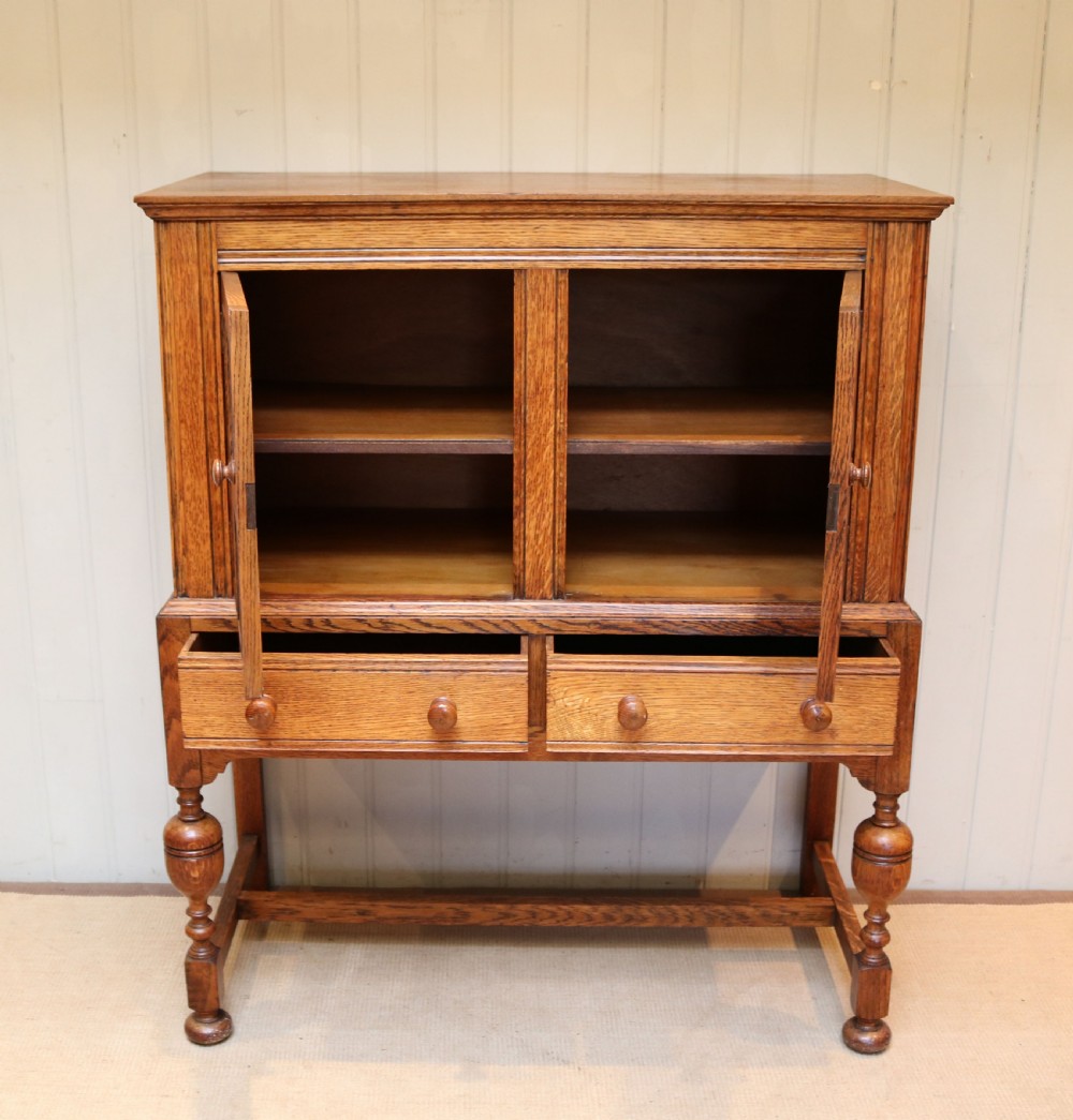 Oak Side Cabinet  View V
