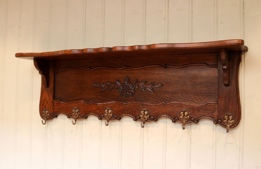 French Oak Wall Shelf View III