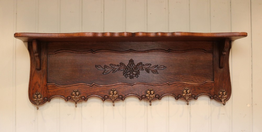 French Oak Wall Shelf View V