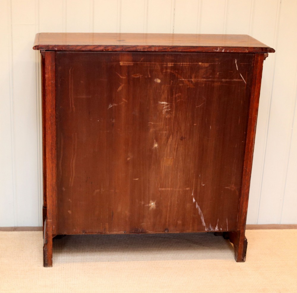Unusual Carved Oak Filing Cabinet  View IX