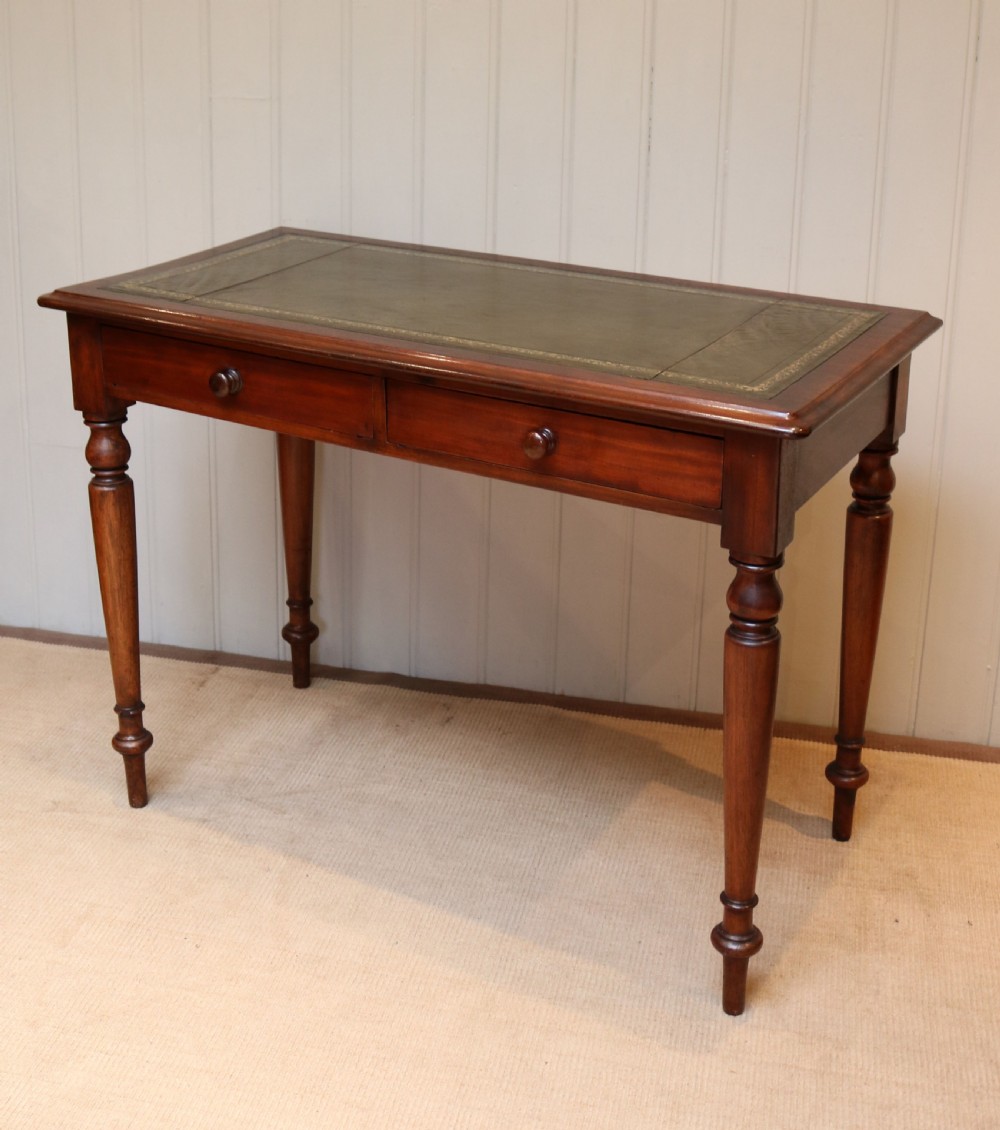 Late 19th Century Mahogany Writing Table  View VIII