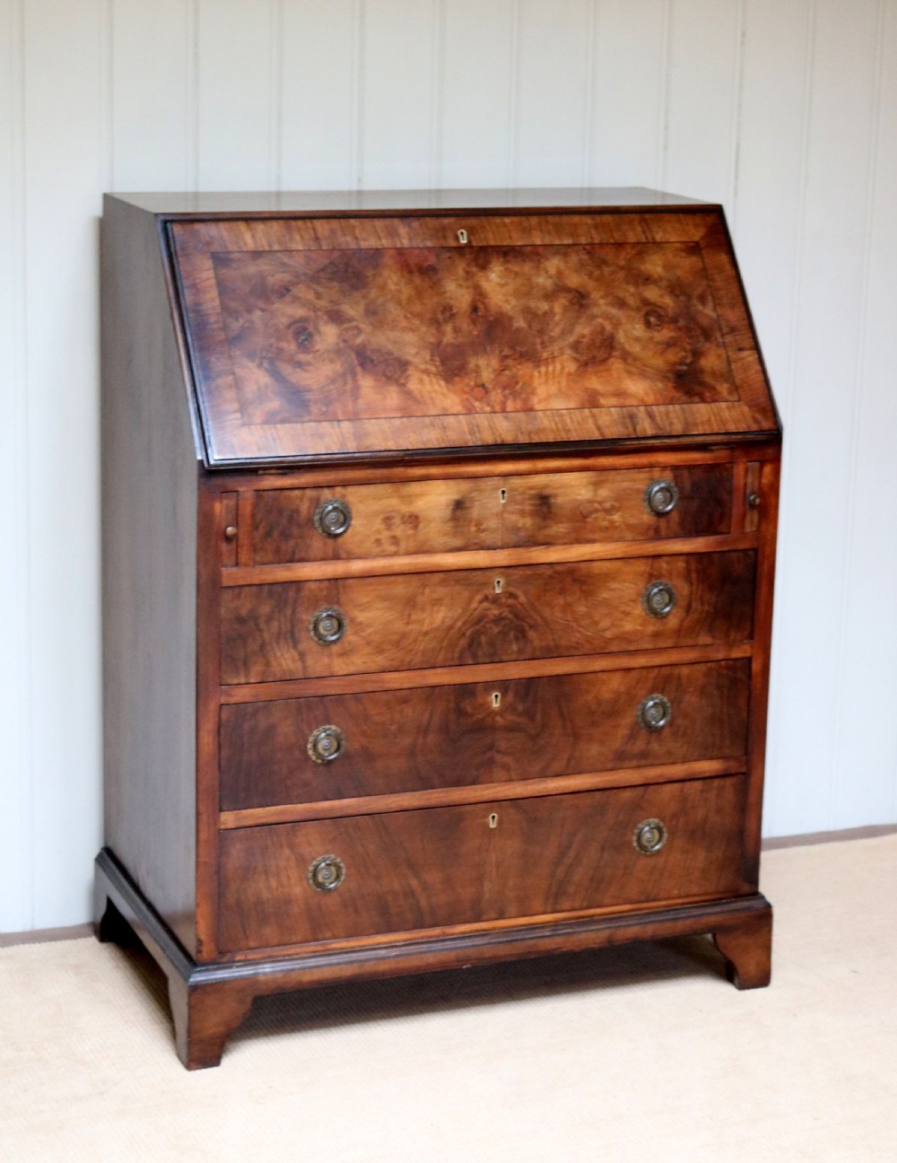 Burr Walnut Bureau View VI