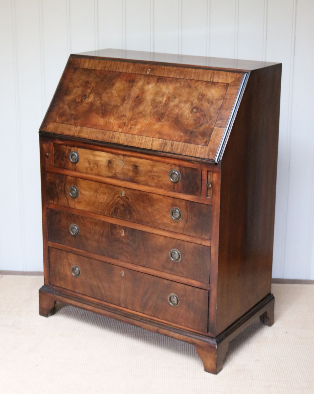 Burr Walnut Bureau View VII