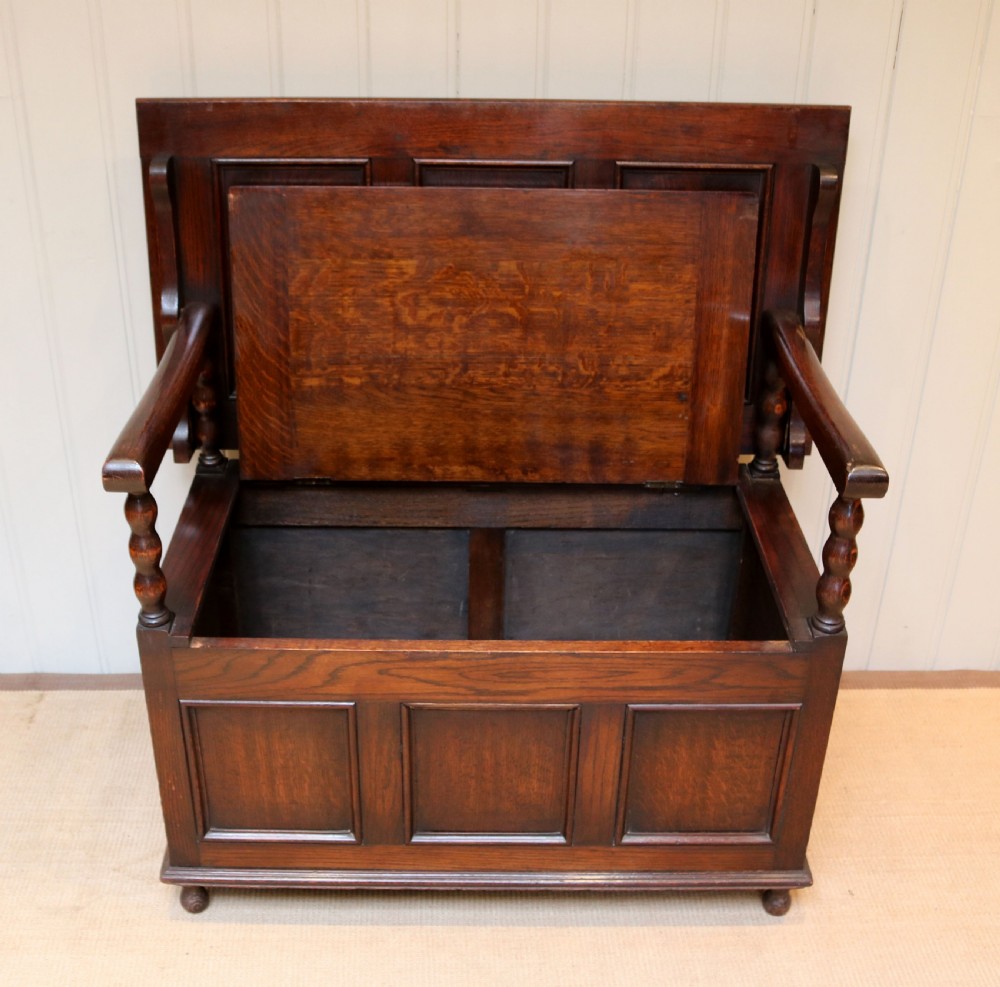 Oak Monks Bench View IV